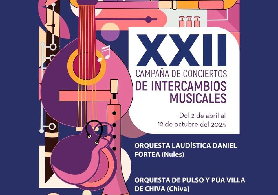 XXII CAMPAÑA DE INTERCAMBIOS MUSICALES. ORQUESTA LAUDÍSTICA DANIEL FORTEA (NULES)